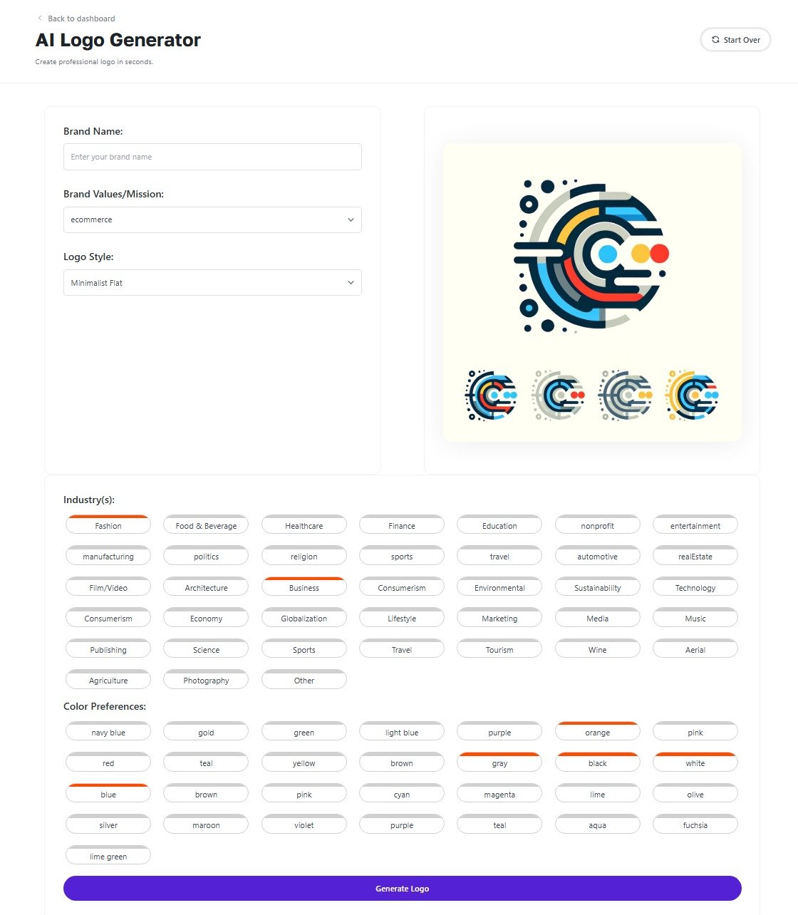 Imagine, Generate, Publish.