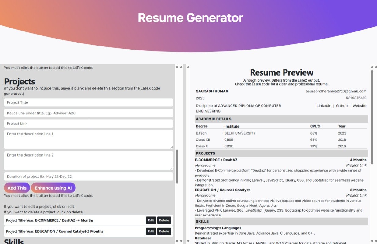 Generate, edit, export.